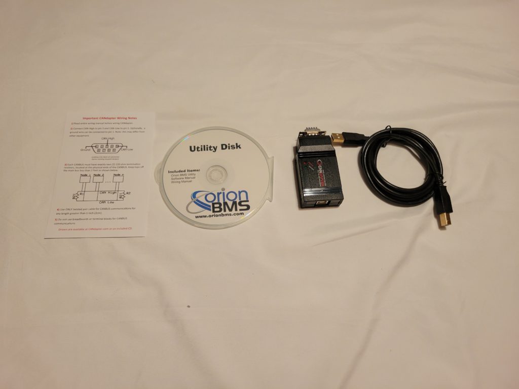 Orion BMS 2 48 Cell Flash Drive Motors